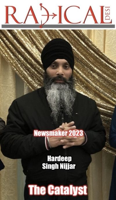 Radical Desi declares Hardeep Singh Nijjar as Newsmaker 2023